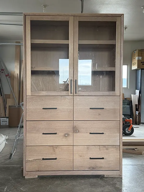 White Oak Hutch