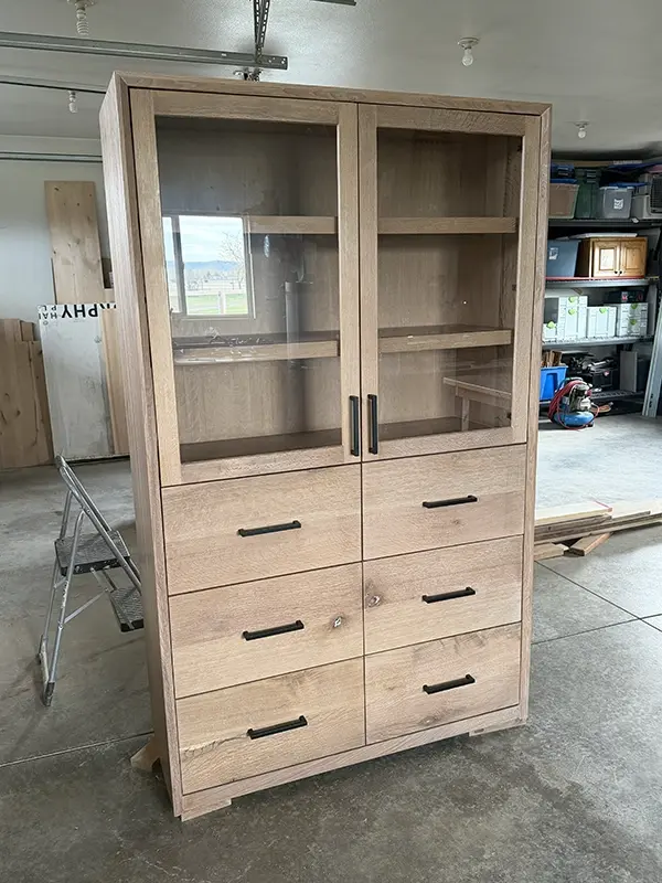 White Oak Hutch