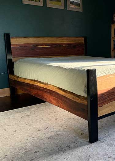 Custom furniture, queen bed