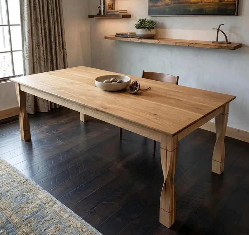 Hickory Dining Table