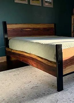Custom furniture, queen bed